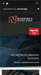 Mobile Screenshot of nicastrosdrivingschool.com